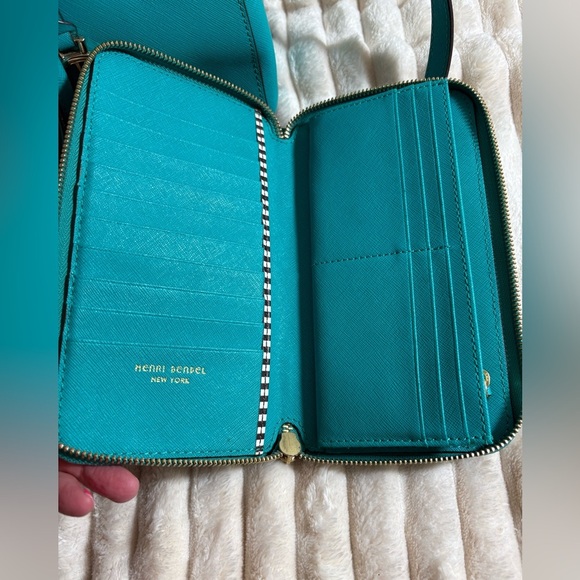 Henri Bendel Teal Satchel and Wallet Set - Picture 11 of 12